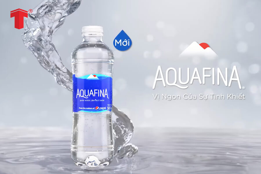 Diện mạo mới sản phẩm nước uống tinh khiết đóng chai Aquafina 500ml 