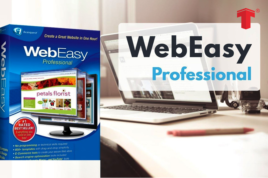 WebEasy Professional - Phần mềm kéo thả phổ biến giúp bạn dễ dàng tạo một website đơn giản trong thời gian ngắn nhất 