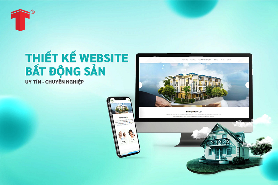 thiết kế website bất động sản