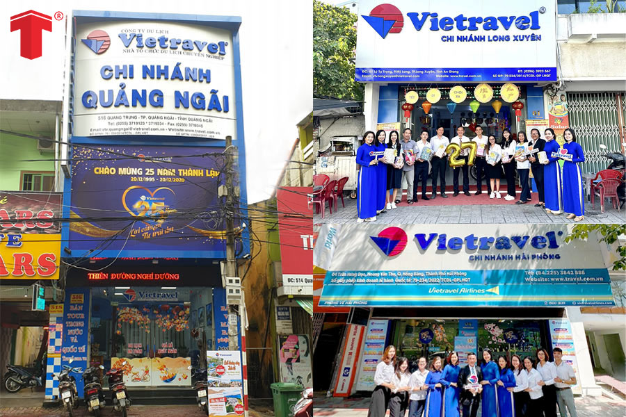 Vietravel có độ phủ sóng gần 50% trên toàn quốc