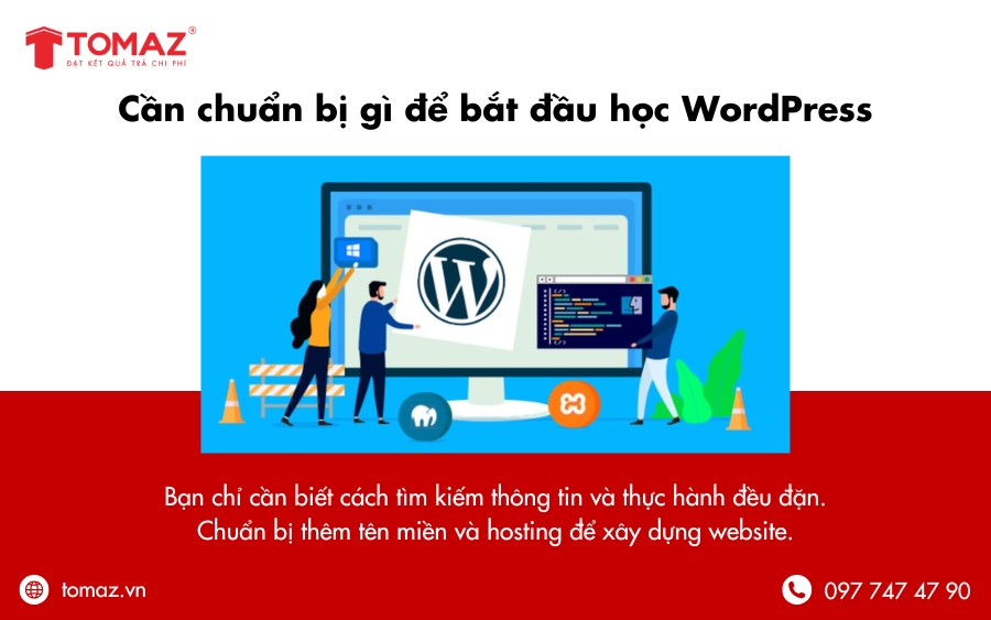 Cần chuẩn bị gì để bắt đầu học WordPress từ A đến Z?