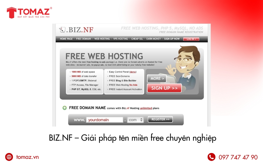Nhà cung cấp dịch vụ đăng ký tên miền free uy tín