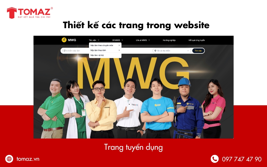 Thiết kế web Đà Nẵng - Trang tuyển dụng
