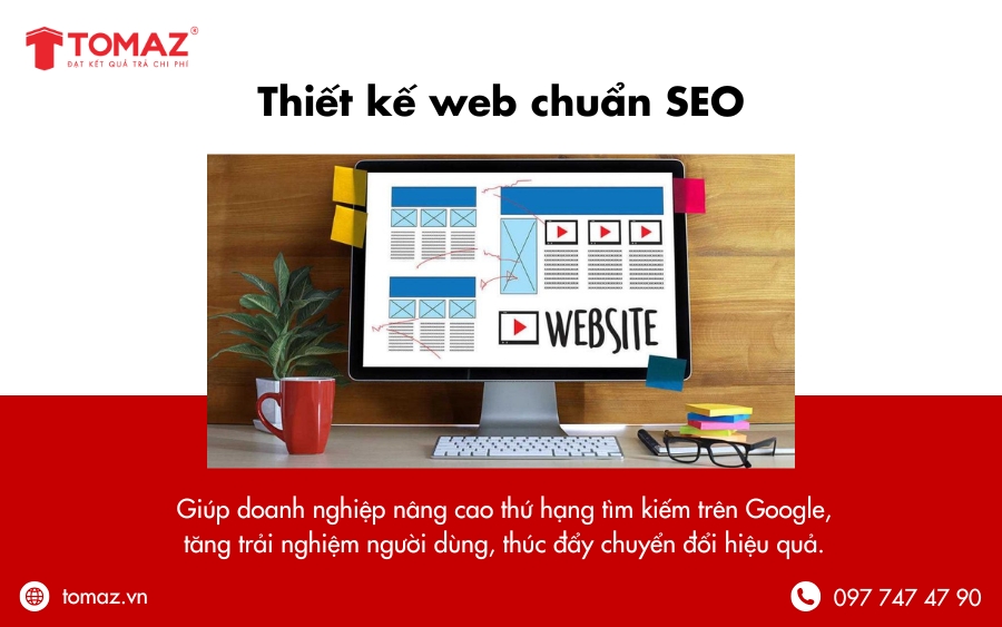 Thiết kế web Đà Nẵng chuẩn SEO giúp tăng thứ hạng Google