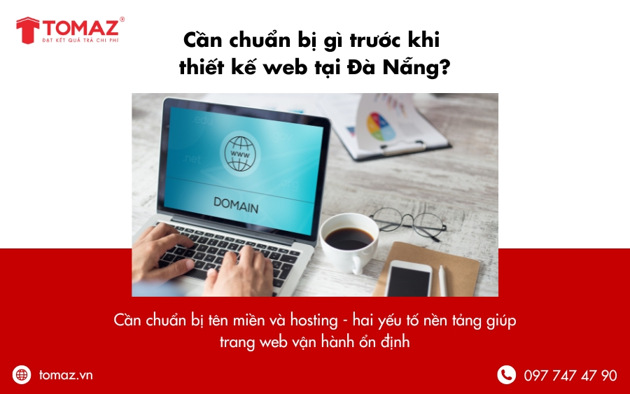Cần chuẩn bị tên miền và hosting trước khi thiết kế web Đà Nẵng