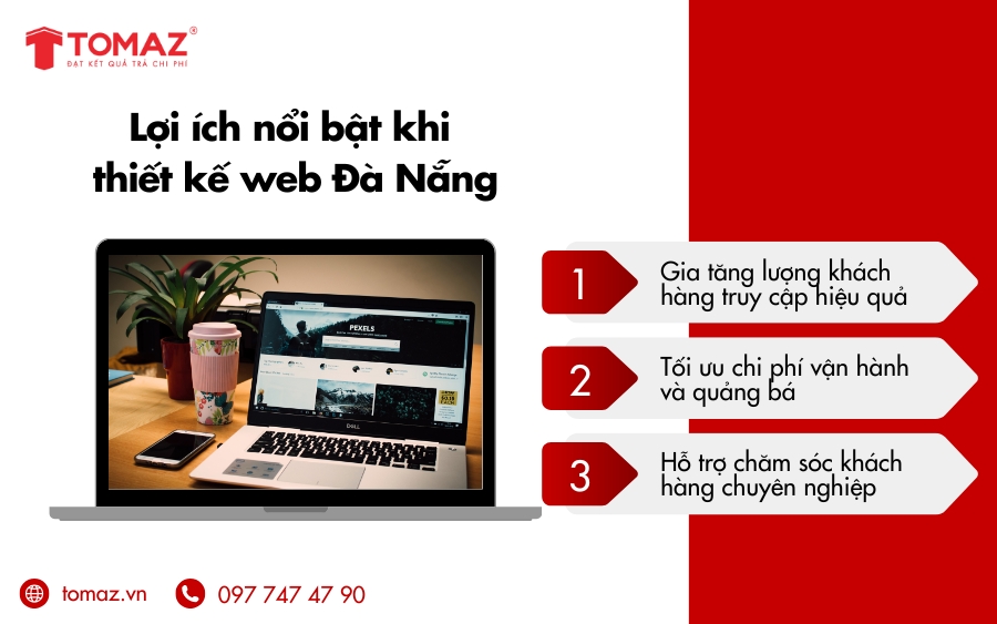  Những lợi ích nổi bật khi thiết kế web Đà Nẵng