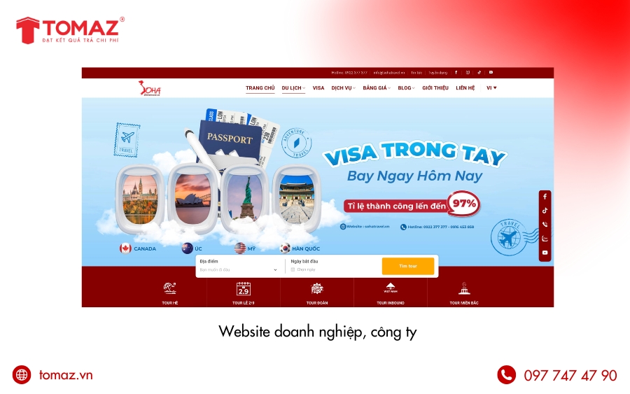  Website doanh nghiệp, công ty
