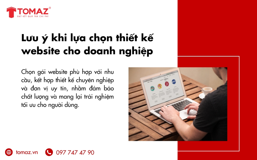 Những lưu ý quan trọng khi lựa chọn thiết kế website cho doanh nghiệp trọn gói