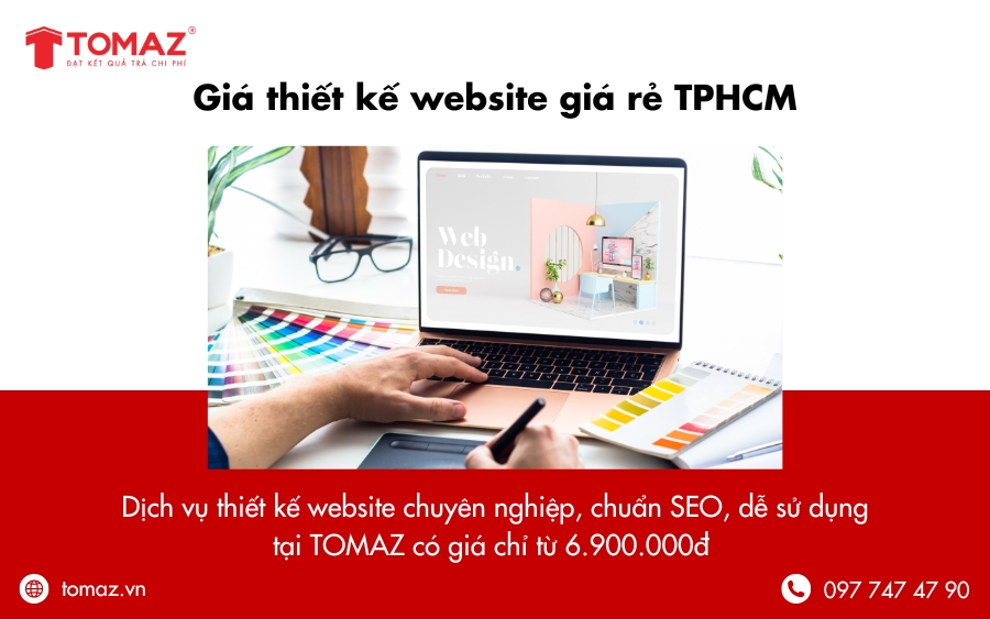 Thiết kế website giá rẻ TPHCM chỉ từ 6.900.000đ