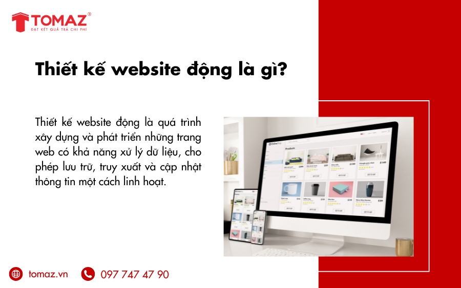 Thiết kế website động là gì?