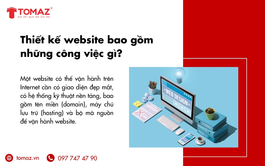Thiết kế website bao gồm những công việc gì?