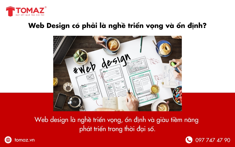 Web design là một trong những ngành nghề hấp dẫn và giàu tiềm năng phát triển