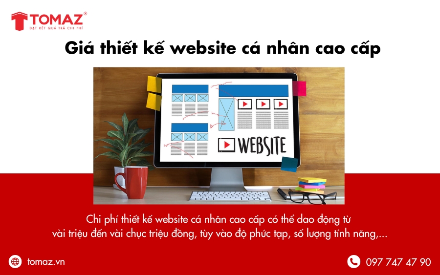 Giá thiết kế website cá nhân cao 