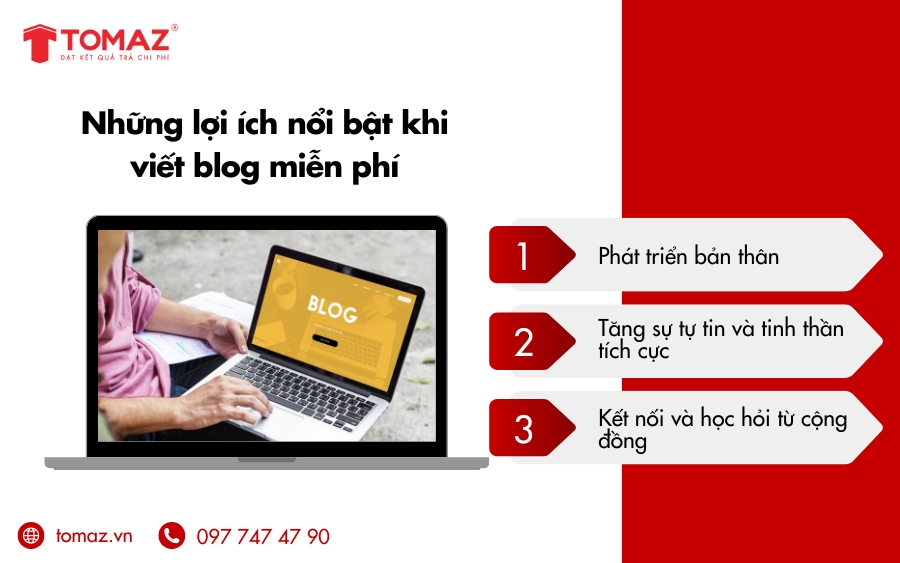 Những lợi ích nổi bật khi viết blog miễn phí