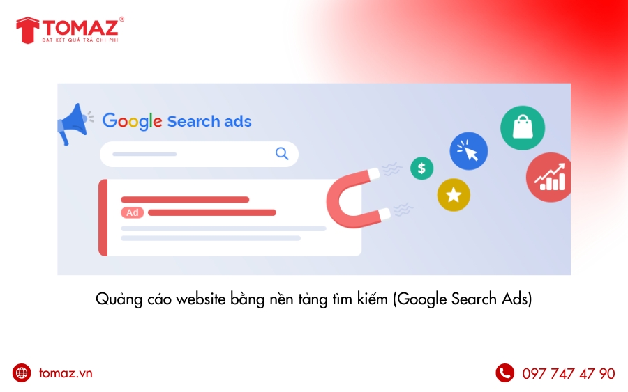 Quảng cáo website bằng nền tảng tìm kiếm (Google Search Ads)