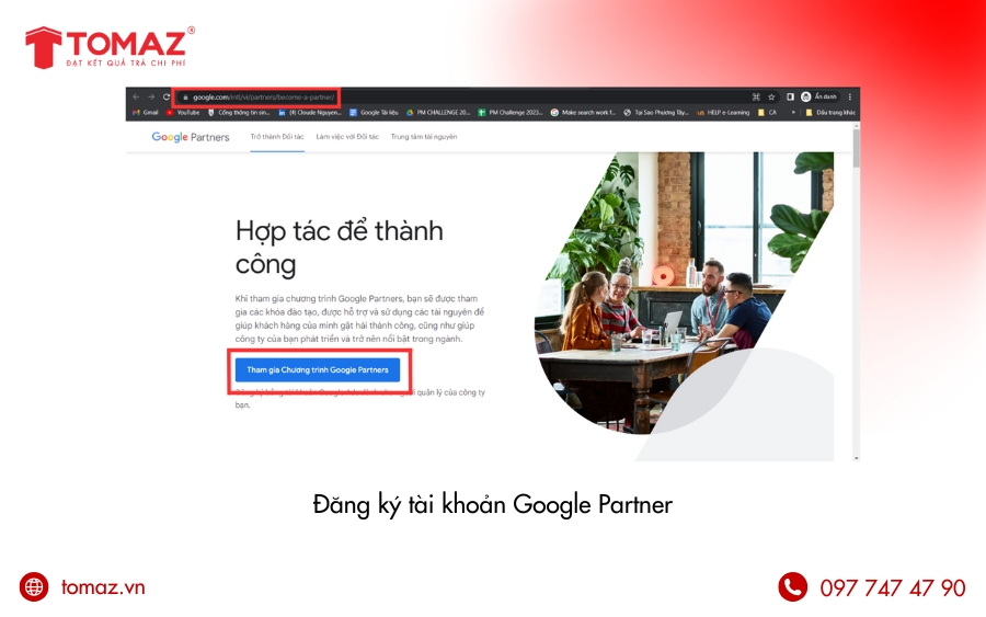 Đăng ký tài khoản Google Partner
