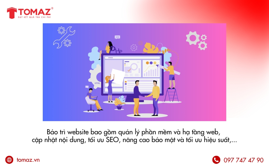 Bảo trì website gồm những công việc gì?