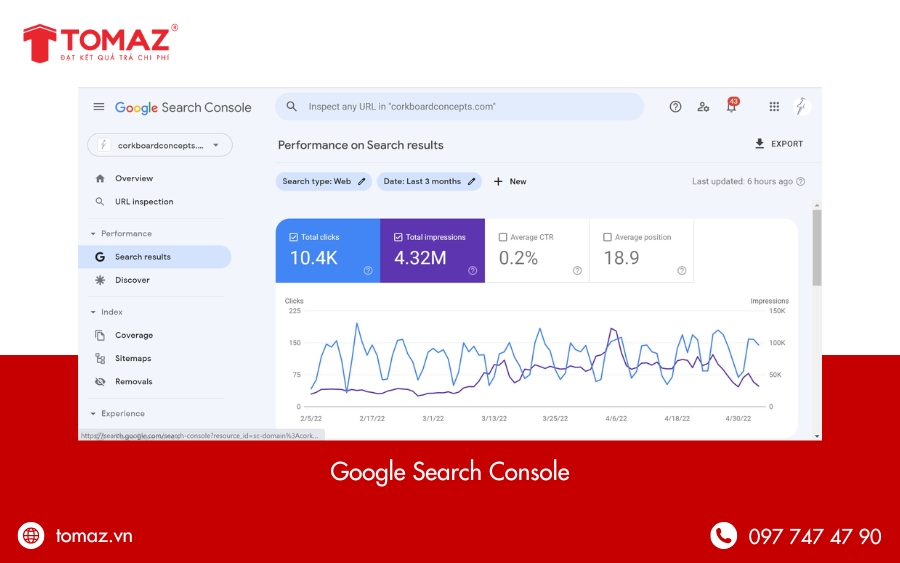 Công cụ kiểm tra website chuẩn SEO - Google Search Console