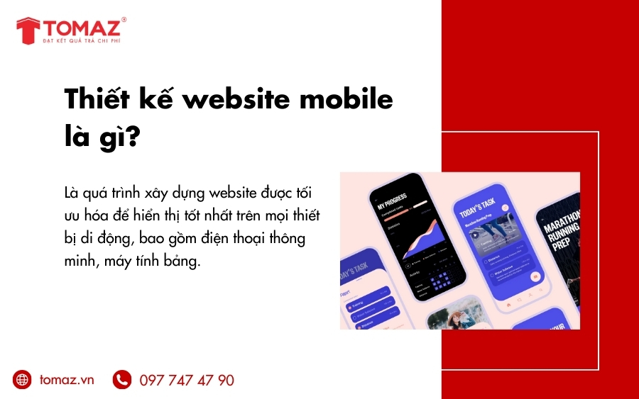 Khái niệm thiết kế website mobile