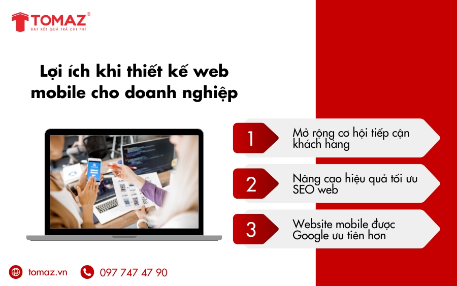 Những Lợi Ích Khi Thiết Kế Website Mobile Cho Doanh Nghiệp