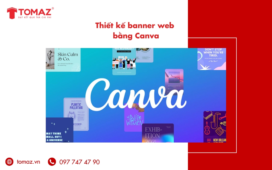 Thiết kế banner web bằng Canva