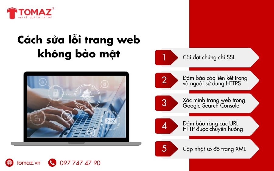 Cách sửa lỗi trang web không bảo mật nhanh chóng