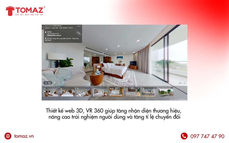 Tầm quan trọng khi thiết kế web 3D, VR 360 độ cho doanh nghiệp