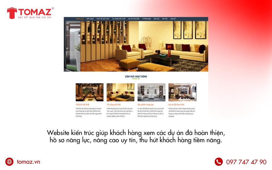 Lý do doanh nghiệp kiến trúc cần thiết kế website chuyên nghiệp