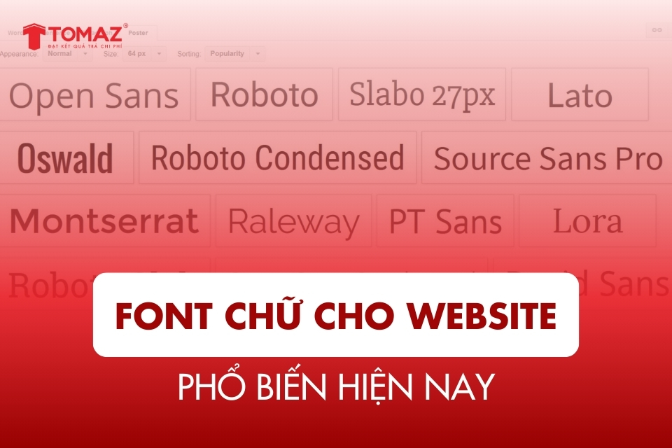 Top 10+ Web Font Chữ Đẹp 2025 – Hỗ Trợ CSS & Nhúng Web