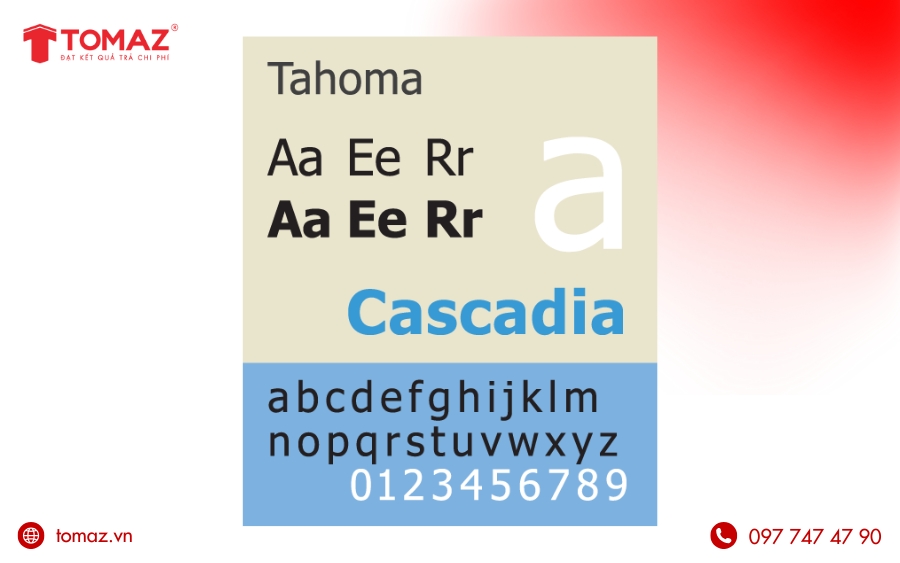 Các font chữ tiếng Việt đẹp dùng cho website - Tahoma