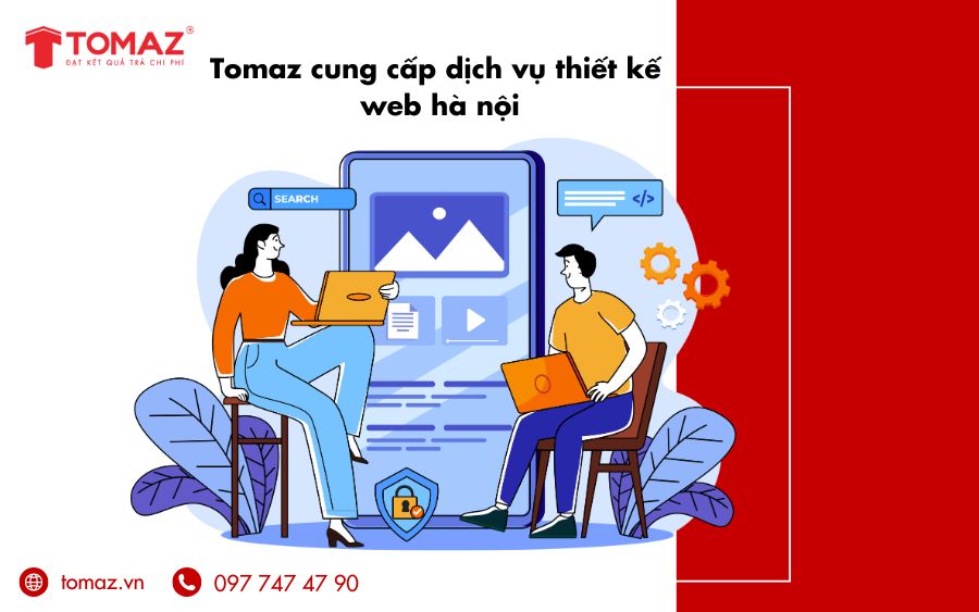 Tomaz cam kết mang đến dịch vụ thiết kế website chuyên nghiệp phù hợp với ngân sách của khách hàng
