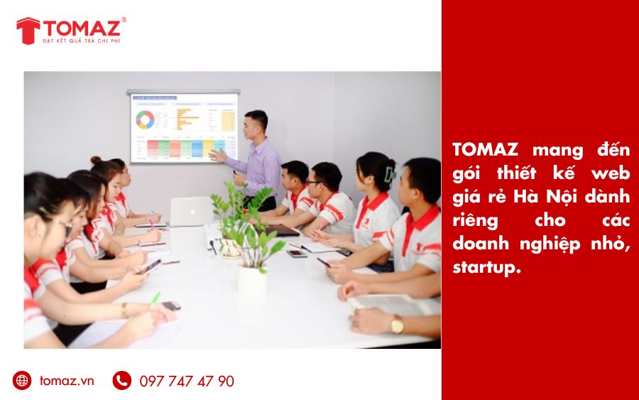 Tomaz là đơn vị thiết kế web hà nội uy tín trên thị trường