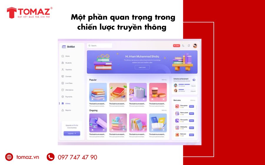  Thiết kế website giáo dục trở thành một phần quan trọng trong chiến lược truyền thông – đặc biệt là các chiến dịch marketing lan tỏa