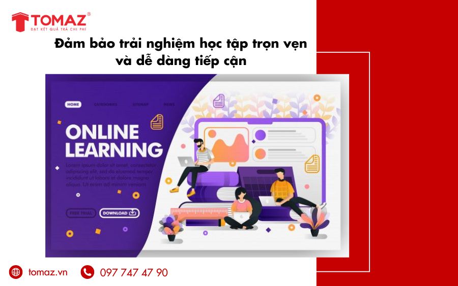 Tạo website bán khóa học online đảm bảo học viên dễ dàng tiếp cận và theo dõi tiến độ mọi lúc mọi nơi