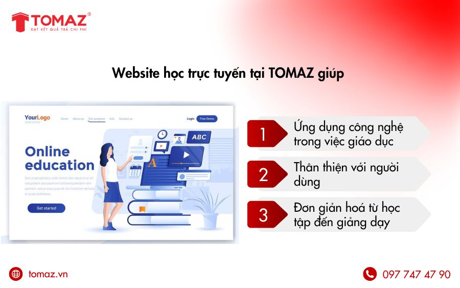 Tạo web bán khóa học đã trở thành xu hướng thiết yếu giúp các trung tâm và giảng viên bắt kịp nhịp phát triển của giáo dục hiện đại