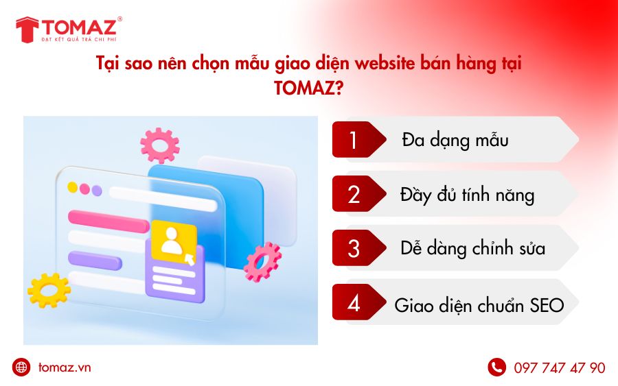  Sở hữu web bán hàng chuẩn SEO, giao diện đẹp, tốc độ siêu nhanh chỉ có tại TOMAZ