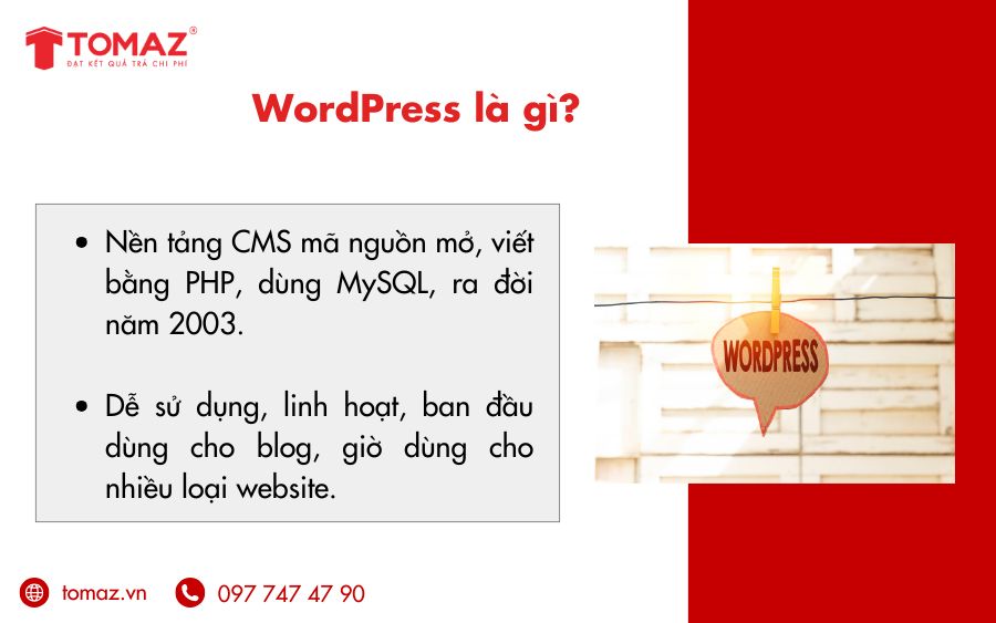  WordPress – nền tảng tạo web linh hoạt, chuẩn SEO, phù hợp mọi ngành nghề