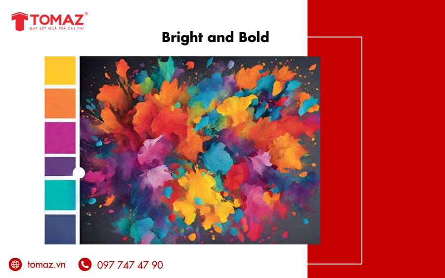 Màu sắc trong hệ màu Bright and Bold