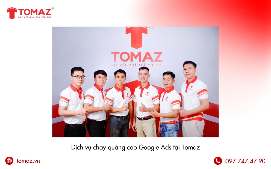 Dịch vụ chạy quảng cáo Google Ads tại Tomaz