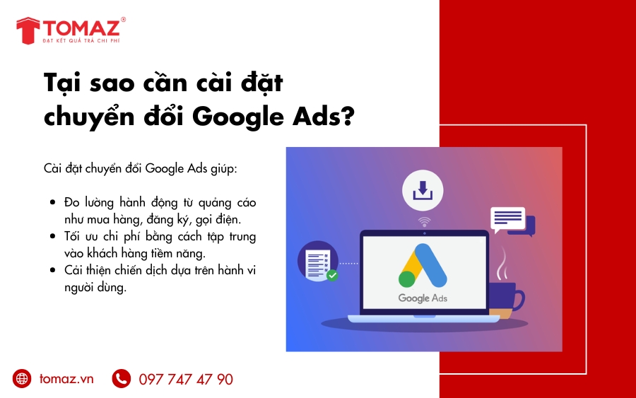 Tại sao cần cài đặt chuyển đổi Google Ads