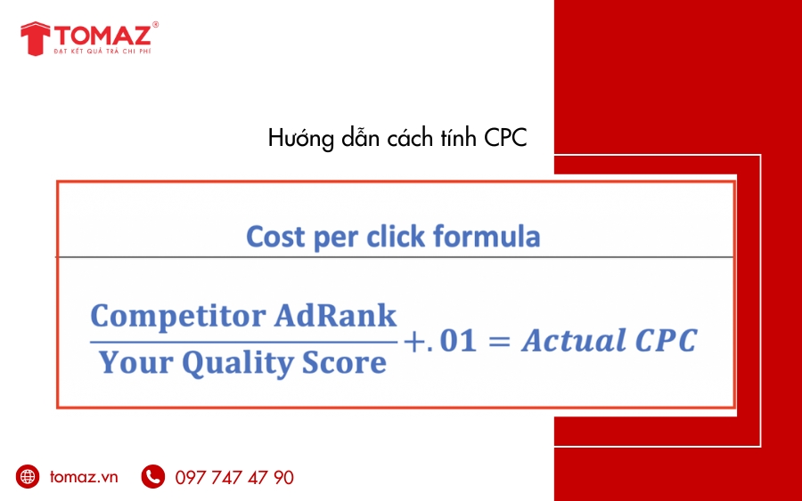 Công thức tính chỉ số CPC 