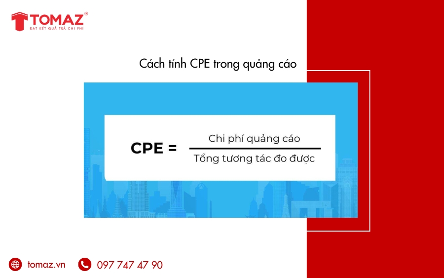 Cách tính CPE trong quảng cáo