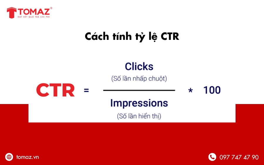 Công thức tính tỷ lệ CTR là gì?