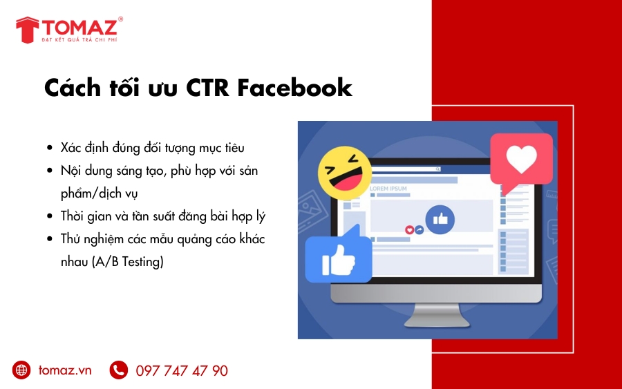 Cách tối ưu CTR Facebook