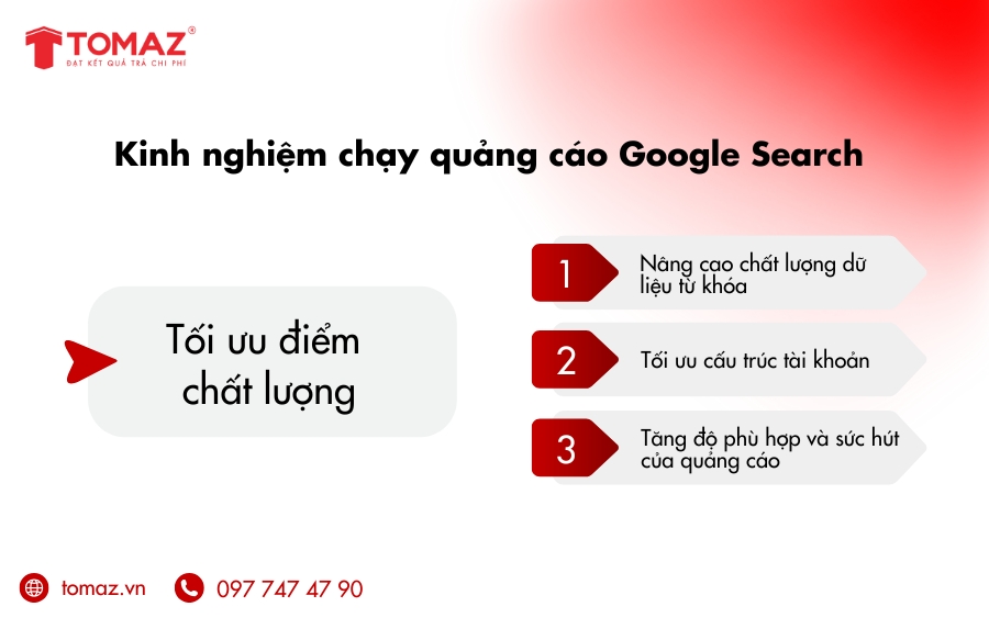 Kinh nghiệm chạy quảng cáo Google Search - Tối ưu điểm chất lượng