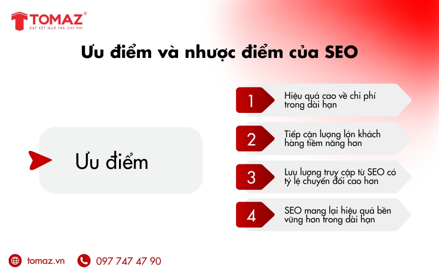Ưu điểm của SEO