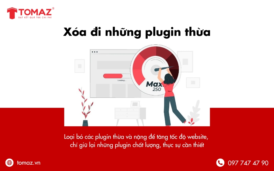 Cách tối ưu tốc độ website - Xóa đi những plugin thừa