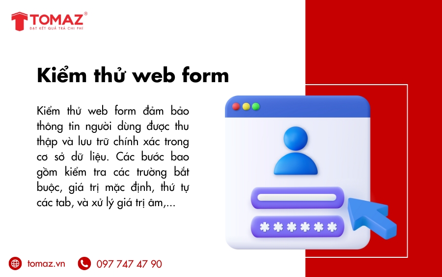 Kiểm thử web form 