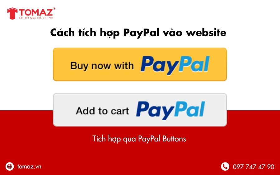 Tích hợp thanh toán PayPal vào website qua PayPal Buttons