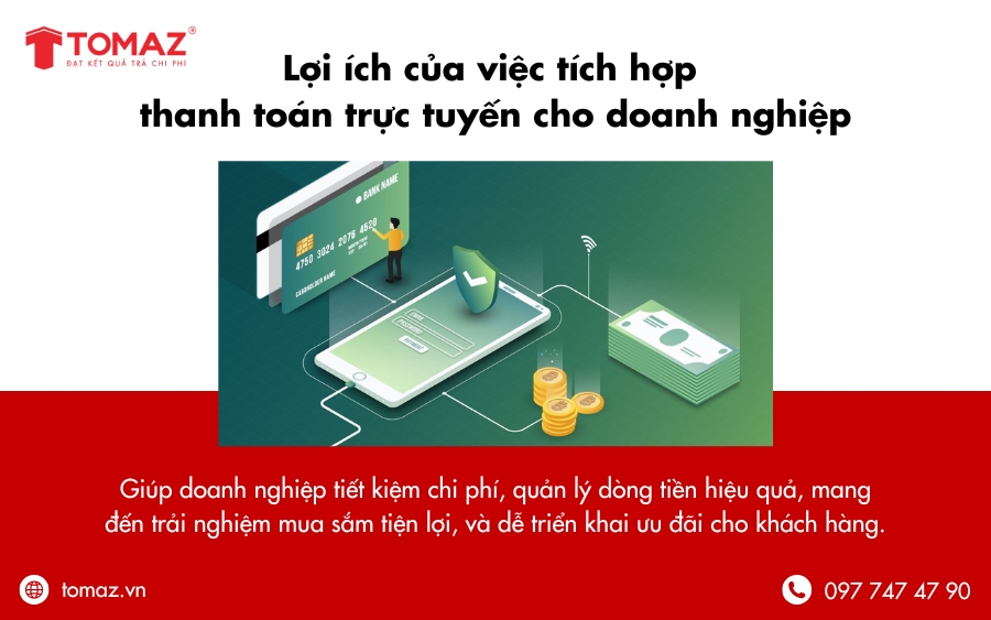 Lợi ích của việc tích hợp thanh toán trực tuyến vào website cho doanh nghiệp